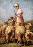 Anna Chamberlain Freeland Shepherdess oil painting picture wholesale